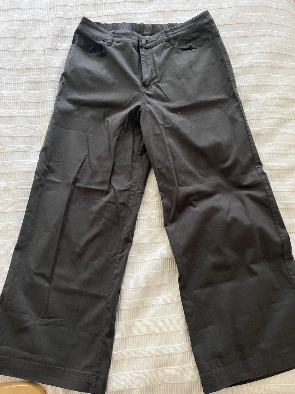 Pact Women's Oak Stretch Twill Wide Leg Pant
